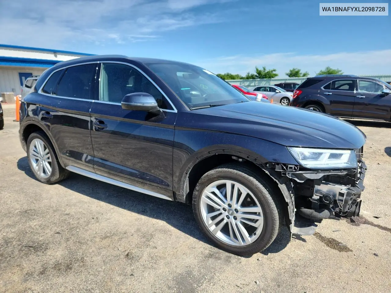 2020 Audi Q5 Premium Plus VIN: WA1BNAFYXL2098728 Lot: 62471565