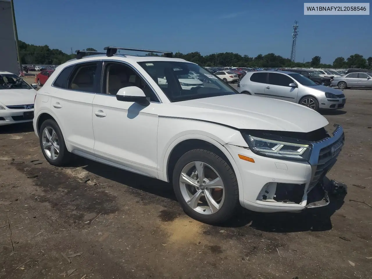 2020 Audi Q5 Premium Plus VIN: WA1BNAFY2L2058546 Lot: 62708625