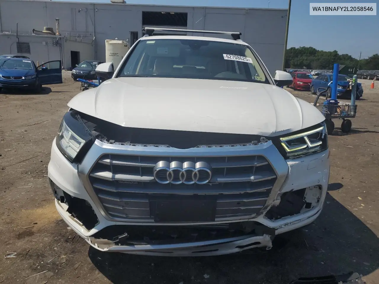 2020 Audi Q5 Premium Plus VIN: WA1BNAFY2L2058546 Lot: 62708625