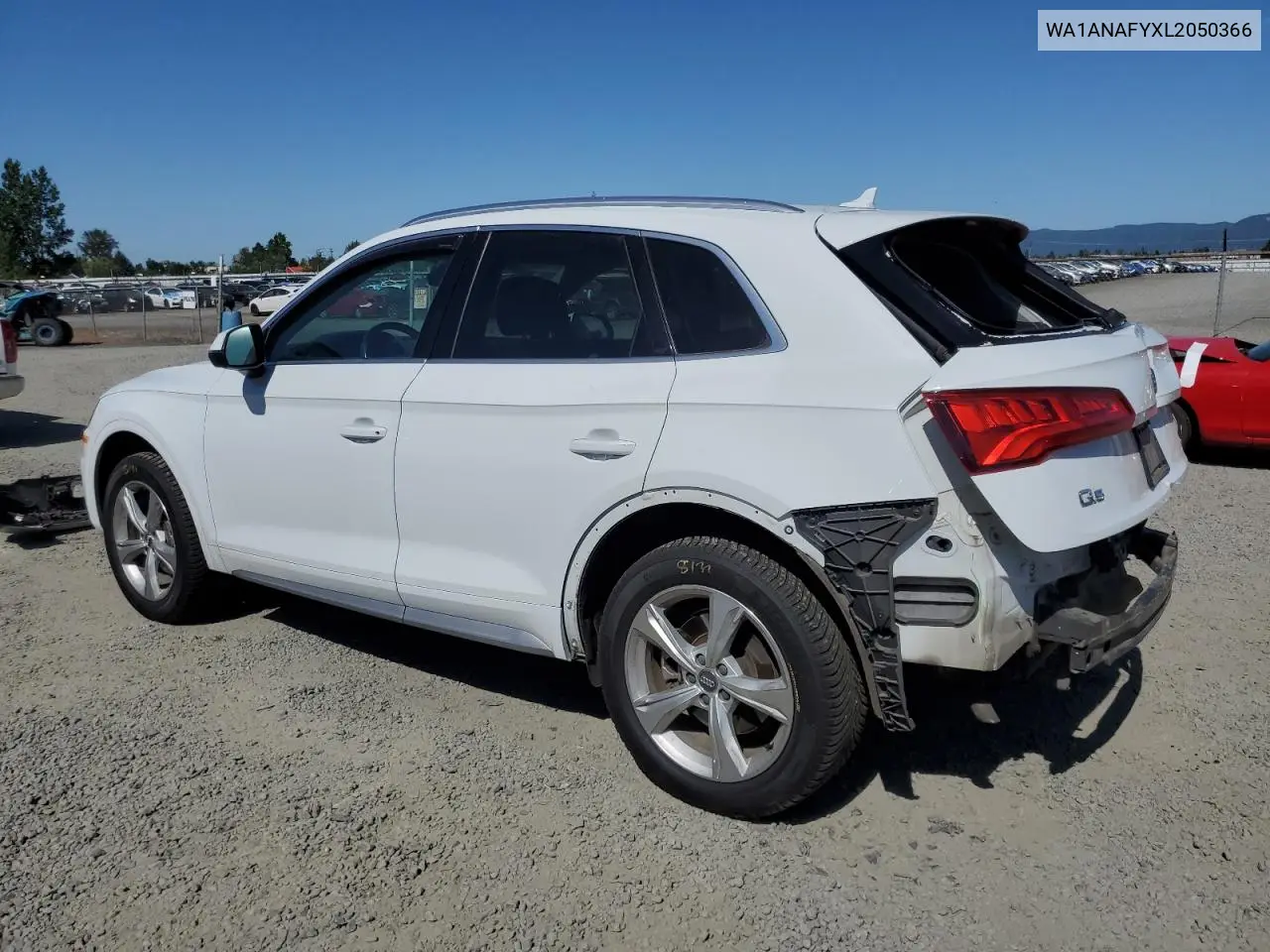 2020 Audi Q5 Premium VIN: WA1ANAFYXL2050366 Lot: 63590455