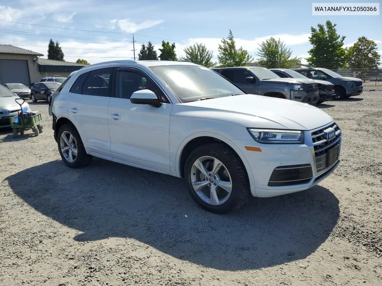 2020 Audi Q5 Premium VIN: WA1ANAFYXL2050366 Lot: 63590455