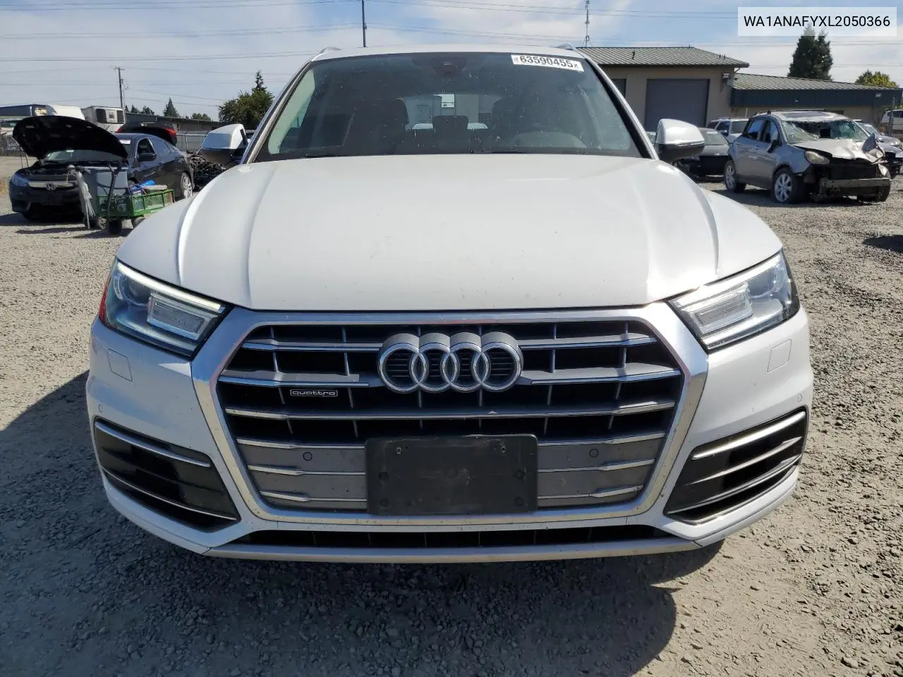 2020 Audi Q5 Premium VIN: WA1ANAFYXL2050366 Lot: 63590455