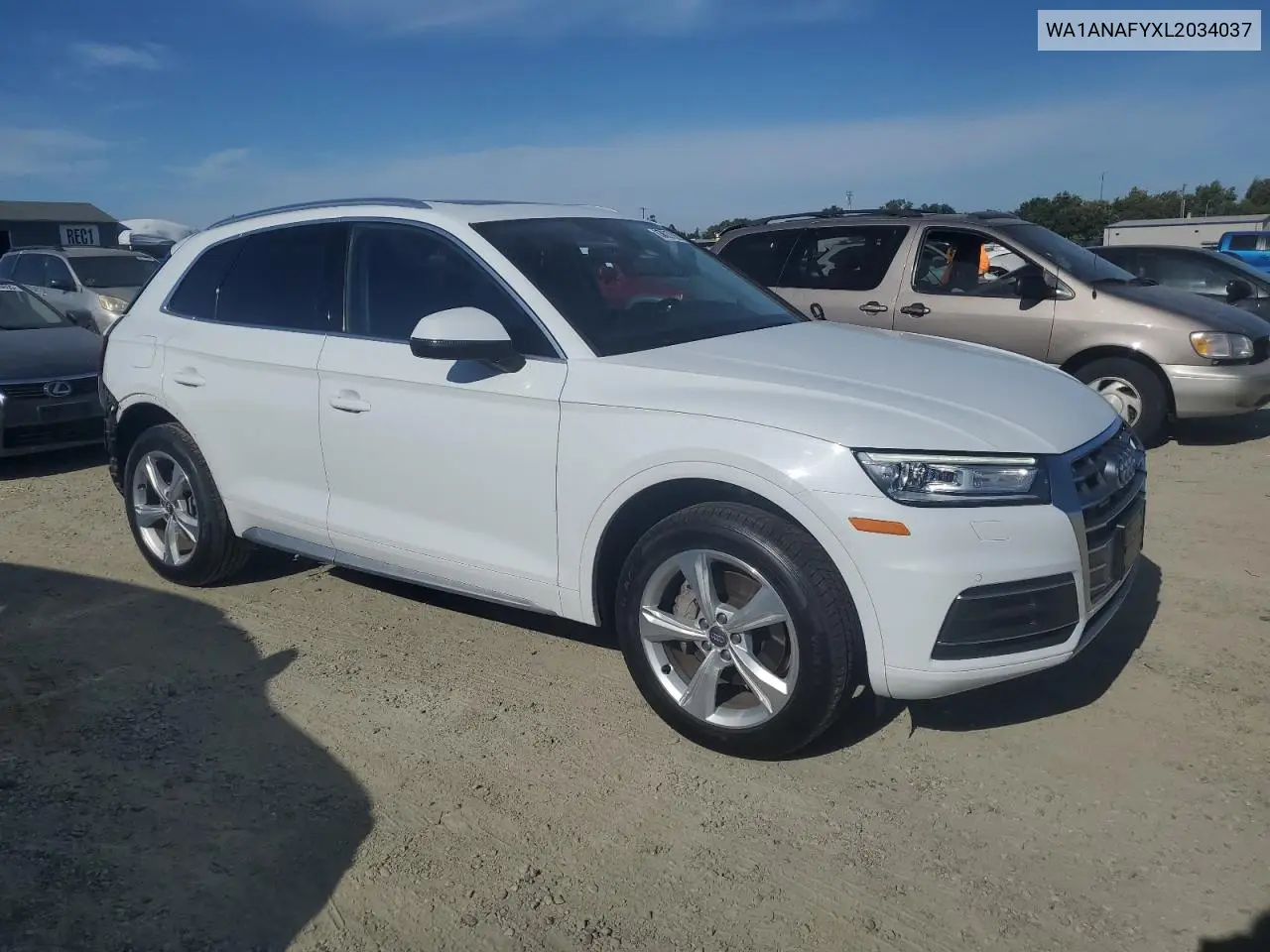 2020 Audi Q5 Premium VIN: WA1ANAFYXL2034037 Lot: 63627825