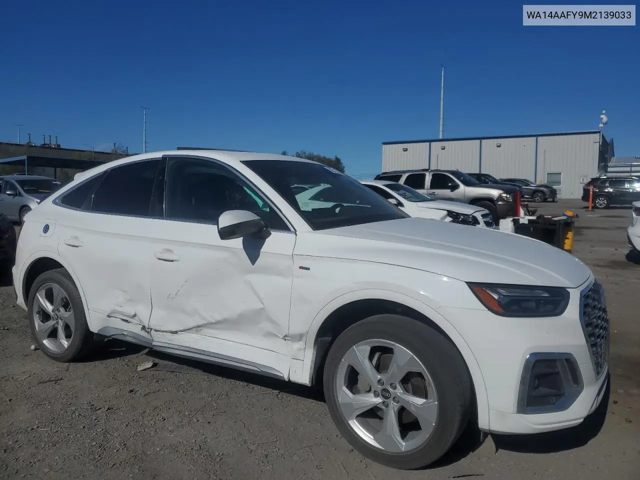 2021 Audi Q5 Sportback Premium VIN: WA14AAFY9M2139033 Lot: 56770285