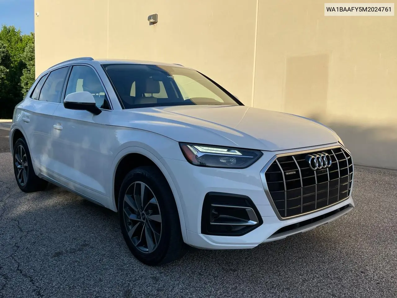 2021 Audi Q5 Premium Plus VIN: WA1BAAFY5M2024761 Lot: 57532125