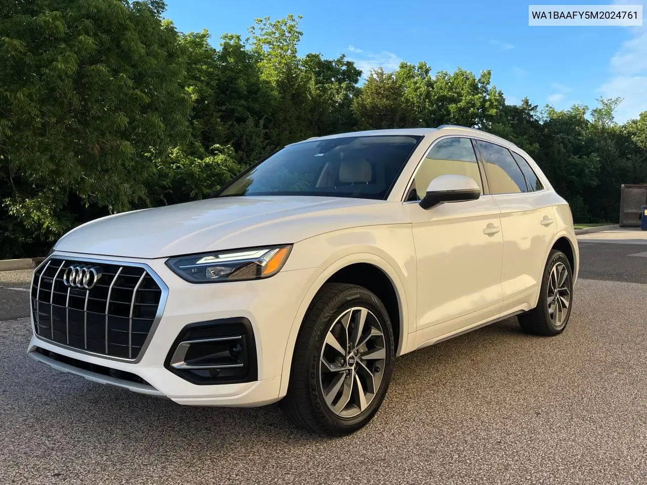 2021 Audi Q5 Premium Plus VIN: WA1BAAFY5M2024761 Lot: 57532125