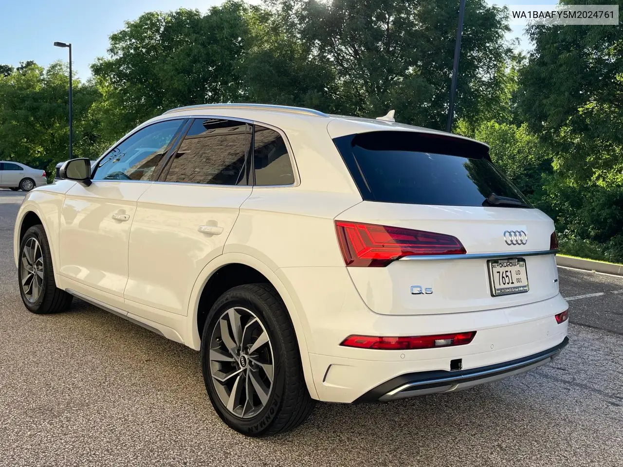 2021 Audi Q5 Premium Plus VIN: WA1BAAFY5M2024761 Lot: 57532125