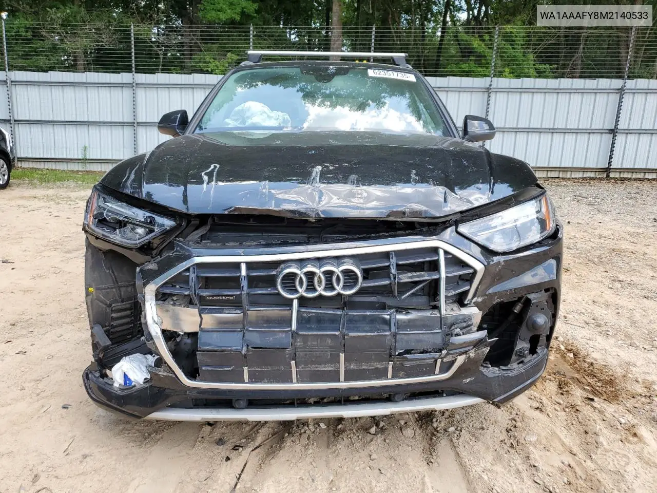 2021 Audi Q5 Premium VIN: WA1AAAFY8M2140533 Lot: 62351735