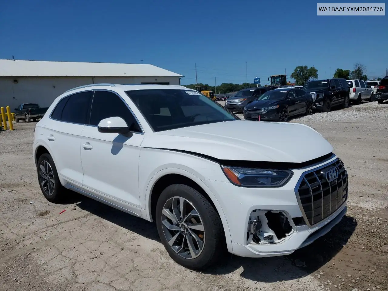 2021 Audi Q5 Premium Plus VIN: WA1BAAFYXM2084776 Lot: 62355735