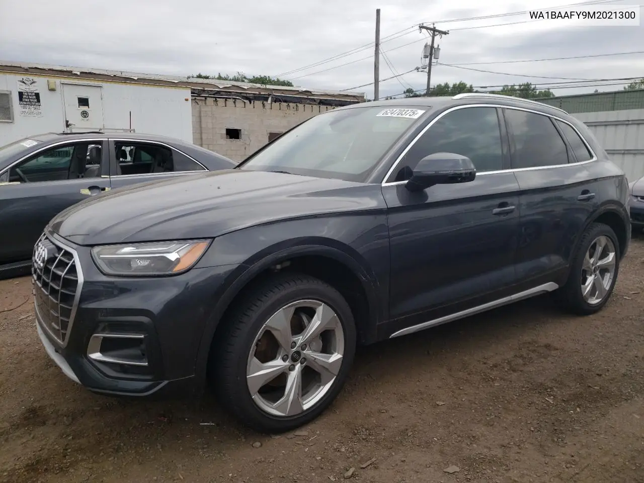 2021 Audi Q5 Premium Plus VIN: WA1BAAFY9M2021300 Lot: 62470375