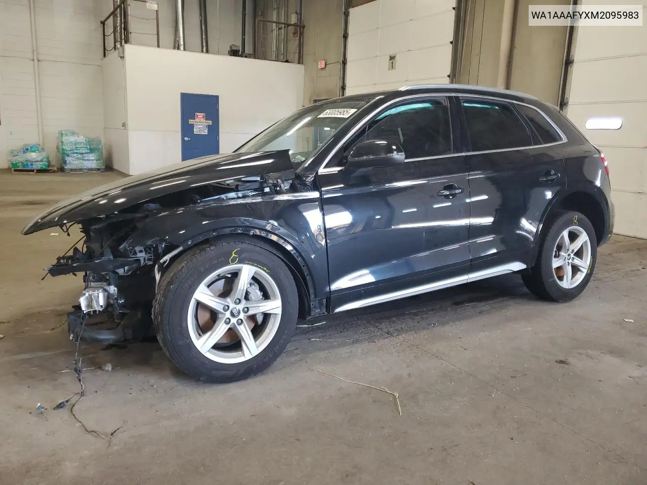 2021 Audi Q5 Premium VIN: WA1AAAFYXM2095983 Lot: 63005985