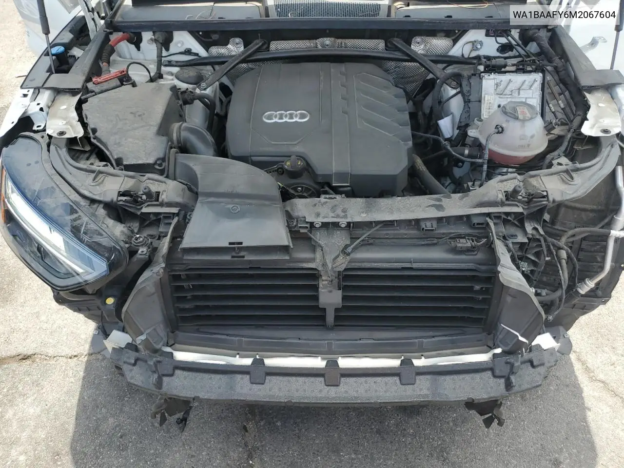 2021 Audi Q5 Premium Plus VIN: WA1BAAFY6M2067604 Lot: 64240185