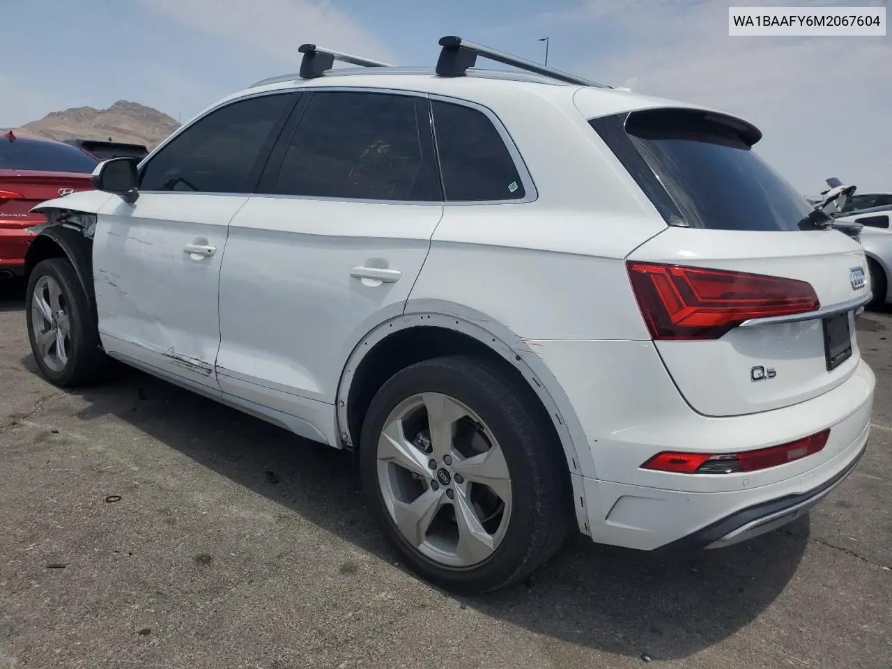 2021 Audi Q5 Premium Plus VIN: WA1BAAFY6M2067604 Lot: 64240185
