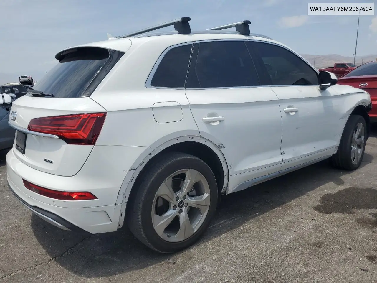 2021 Audi Q5 Premium Plus VIN: WA1BAAFY6M2067604 Lot: 64240185
