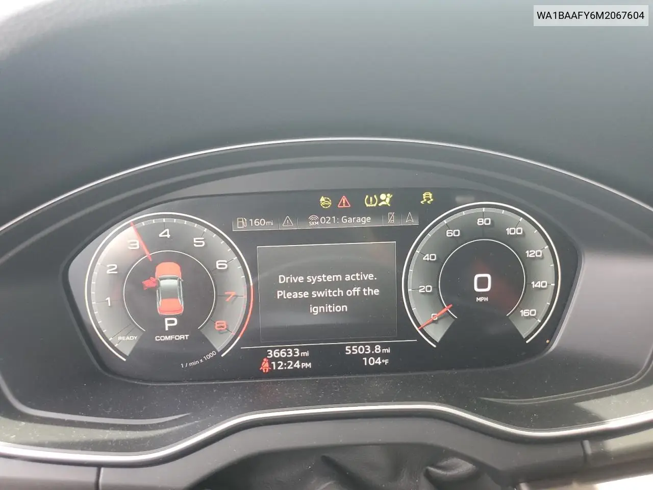 2021 Audi Q5 Premium Plus VIN: WA1BAAFY6M2067604 Lot: 64240185