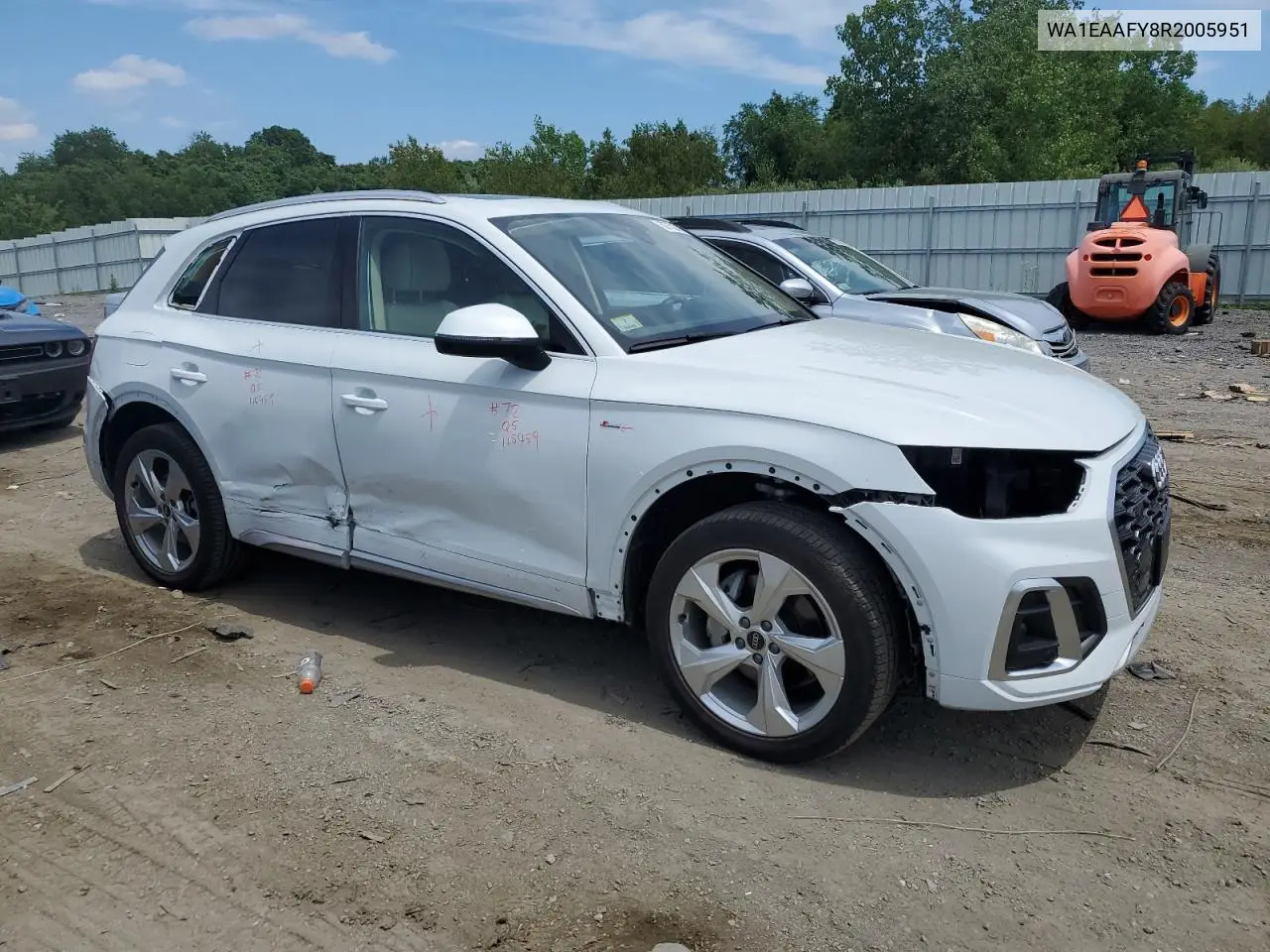2024 Audi Q5 Premium Plus 45 VIN: WA1EAAFY8R2005951 Lot: 62752645