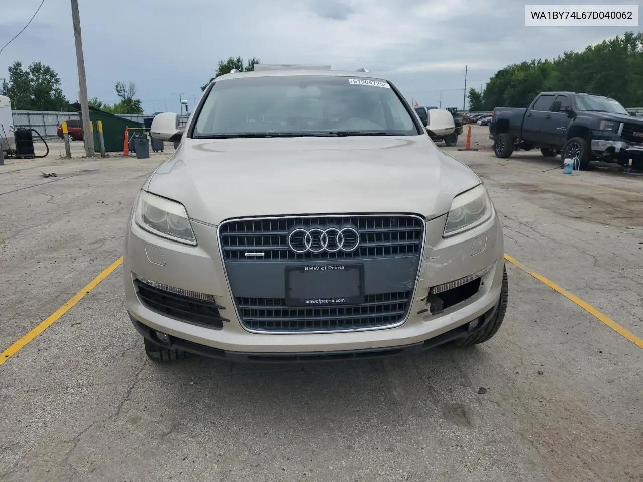 2007 Audi Q7 3.6 Quattro Premium VIN: WA1BY74L67D040062 Lot: 61904725