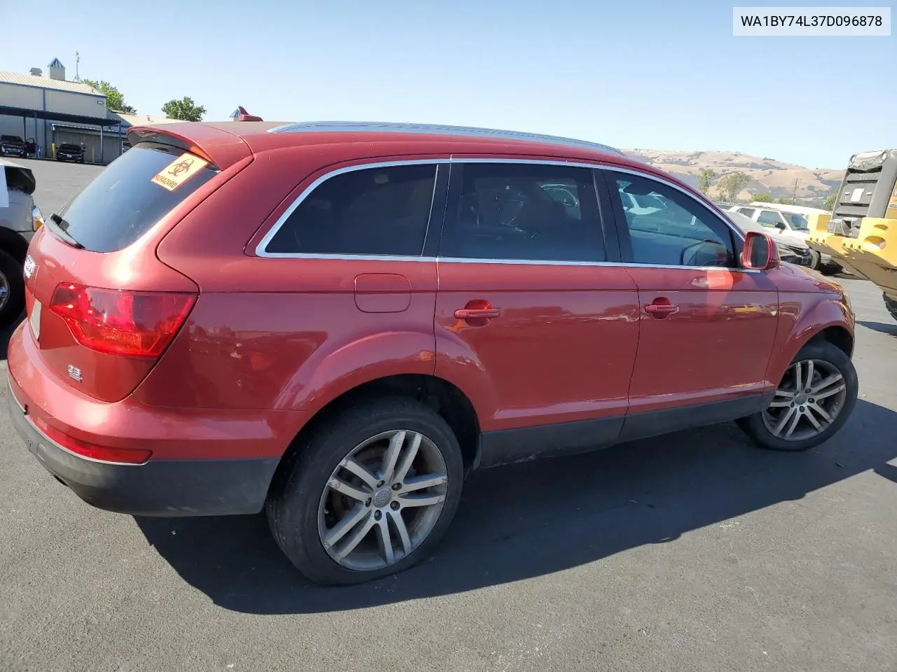2007 Audi Q7 3.6 Quattro Premium VIN: WA1BY74L37D096878 Lot: 62422935