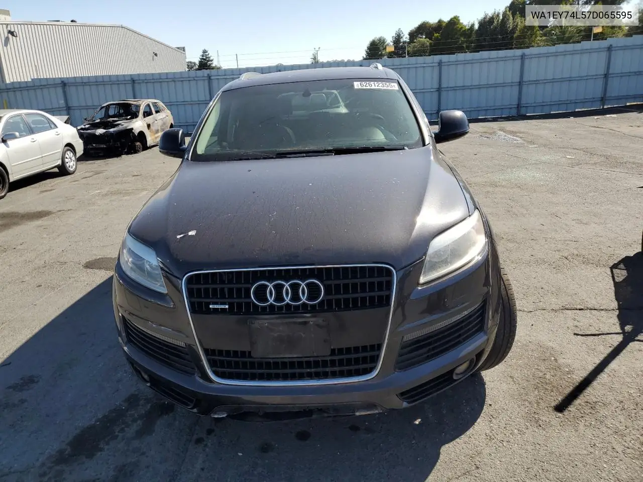 2007 Audi Q7 3.6 Quattro Premium S-Line VIN: WA1EY74L57D065595 Lot: 62612355