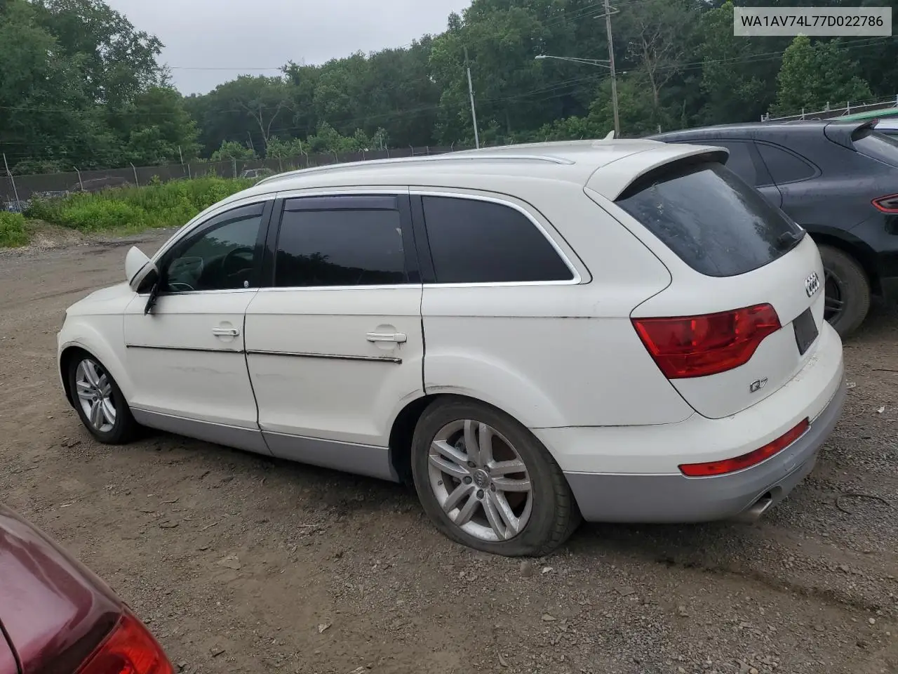 2007 Audi Q7 4.2 Quattro VIN: WA1AV74L77D022786 Lot: 62660225