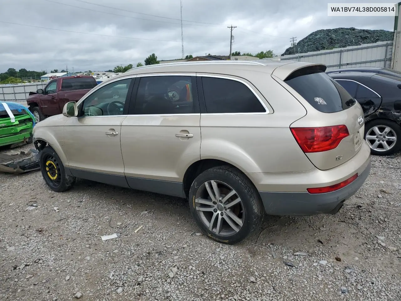 2008 Audi Q7 4.2 Quattro Premium VIN: WA1BV74L38D005814 Lot: 61542005