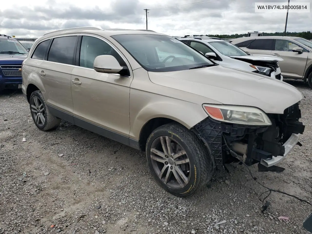 2008 Audi Q7 4.2 Quattro Premium VIN: WA1BV74L38D005814 Lot: 61542005