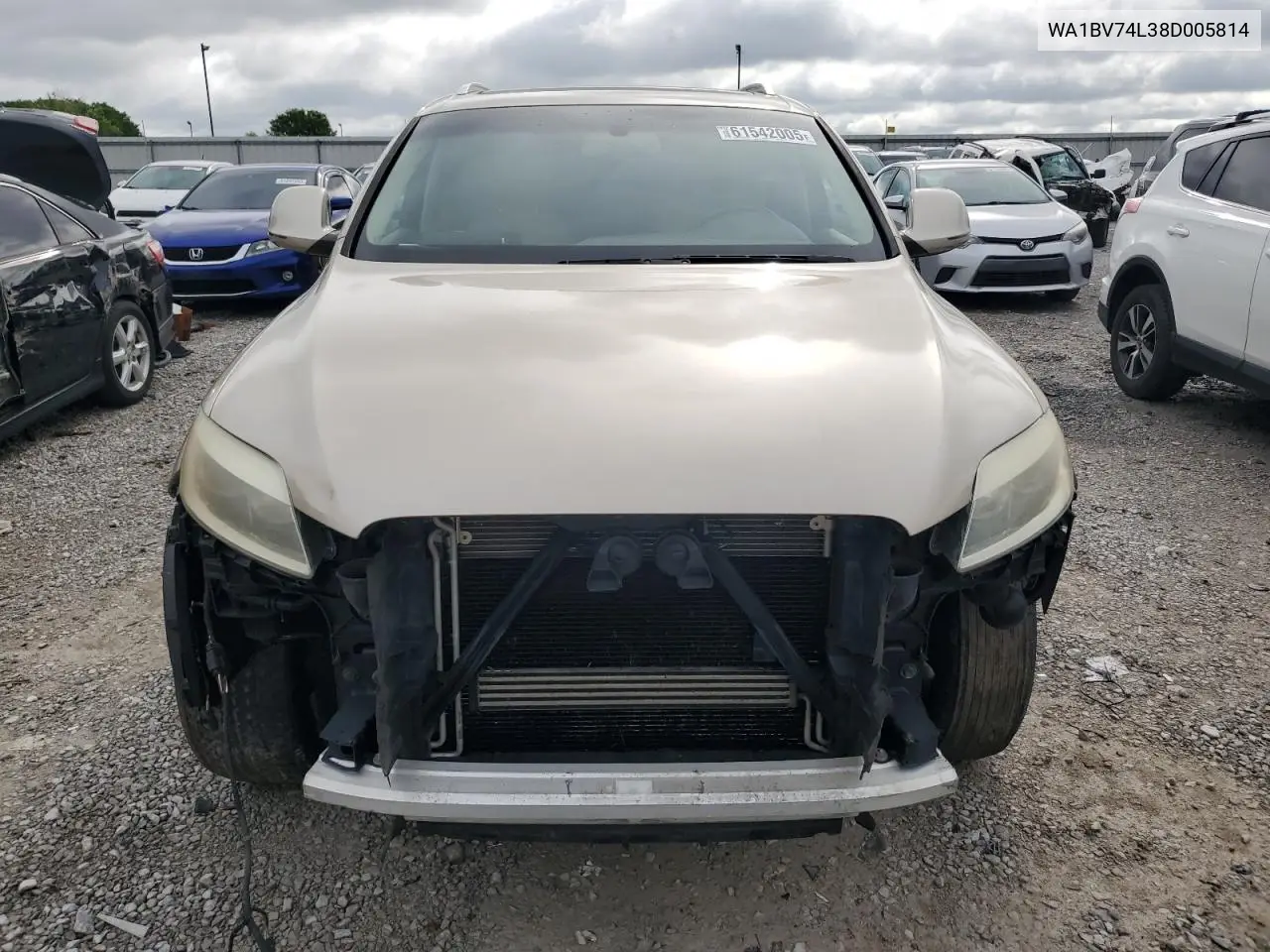 2008 Audi Q7 4.2 Quattro Premium VIN: WA1BV74L38D005814 Lot: 61542005