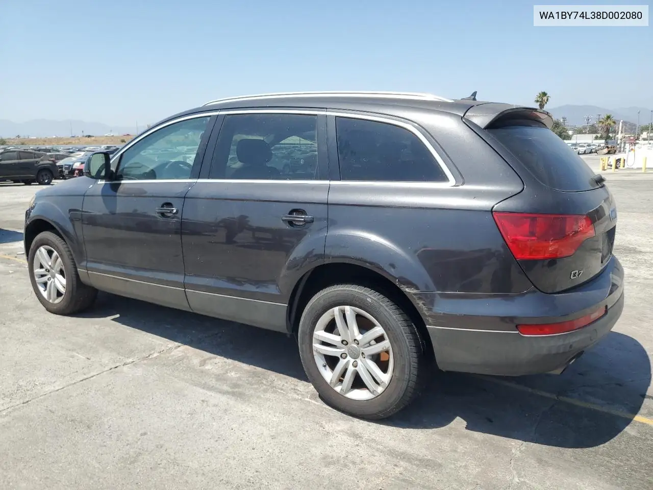 2008 Audi Q7 3.6 Quattro Premium VIN: WA1BY74L38D002080 Lot: 62533365