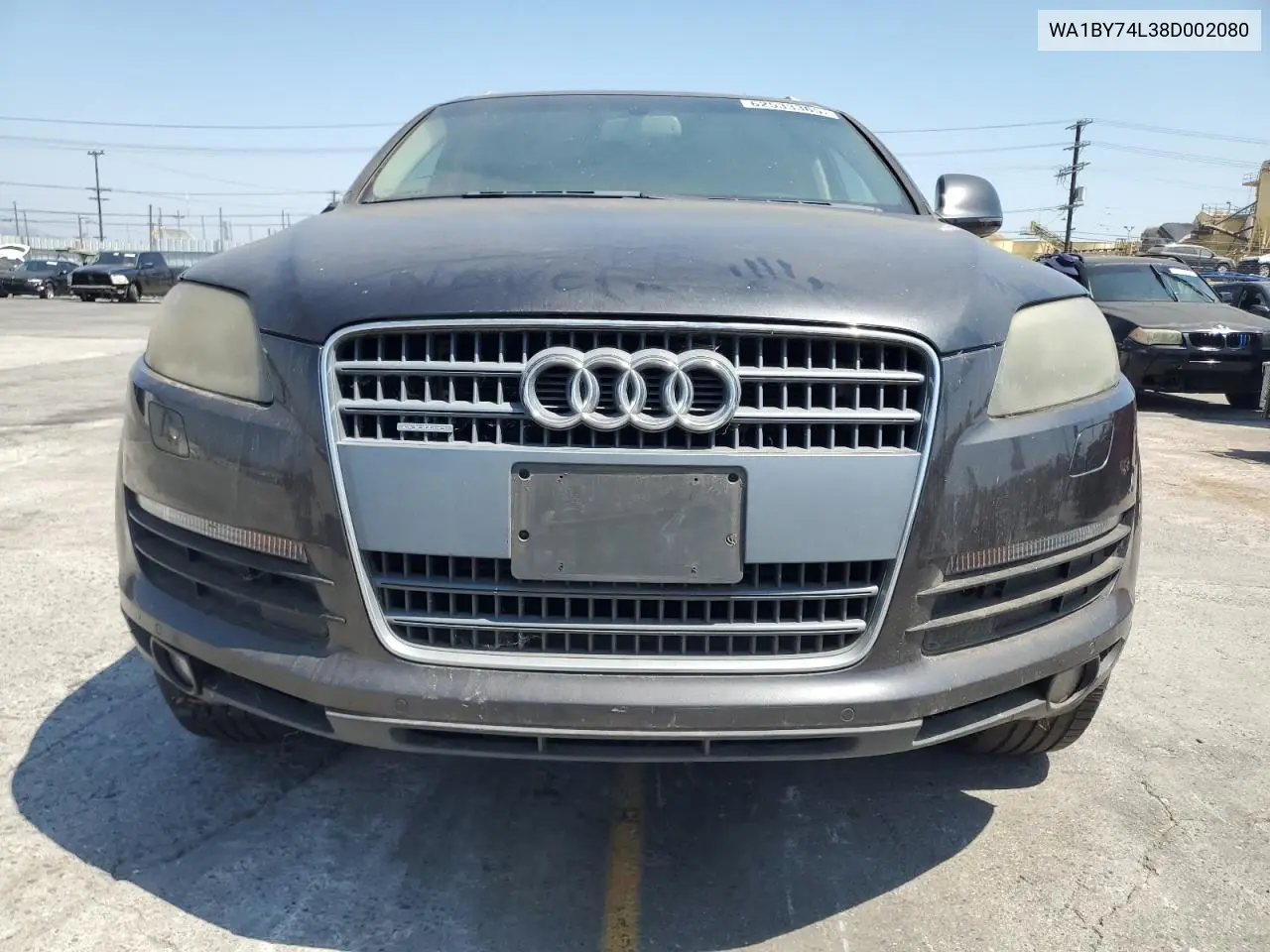 2008 Audi Q7 3.6 Quattro Premium VIN: WA1BY74L38D002080 Lot: 62533365