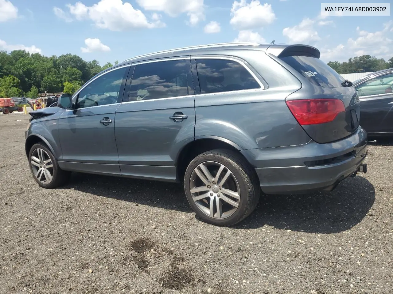 2008 Audi Q7 3.6 Quattro Premium S-Line VIN: WA1EY74L68D003902 Lot: 64264045
