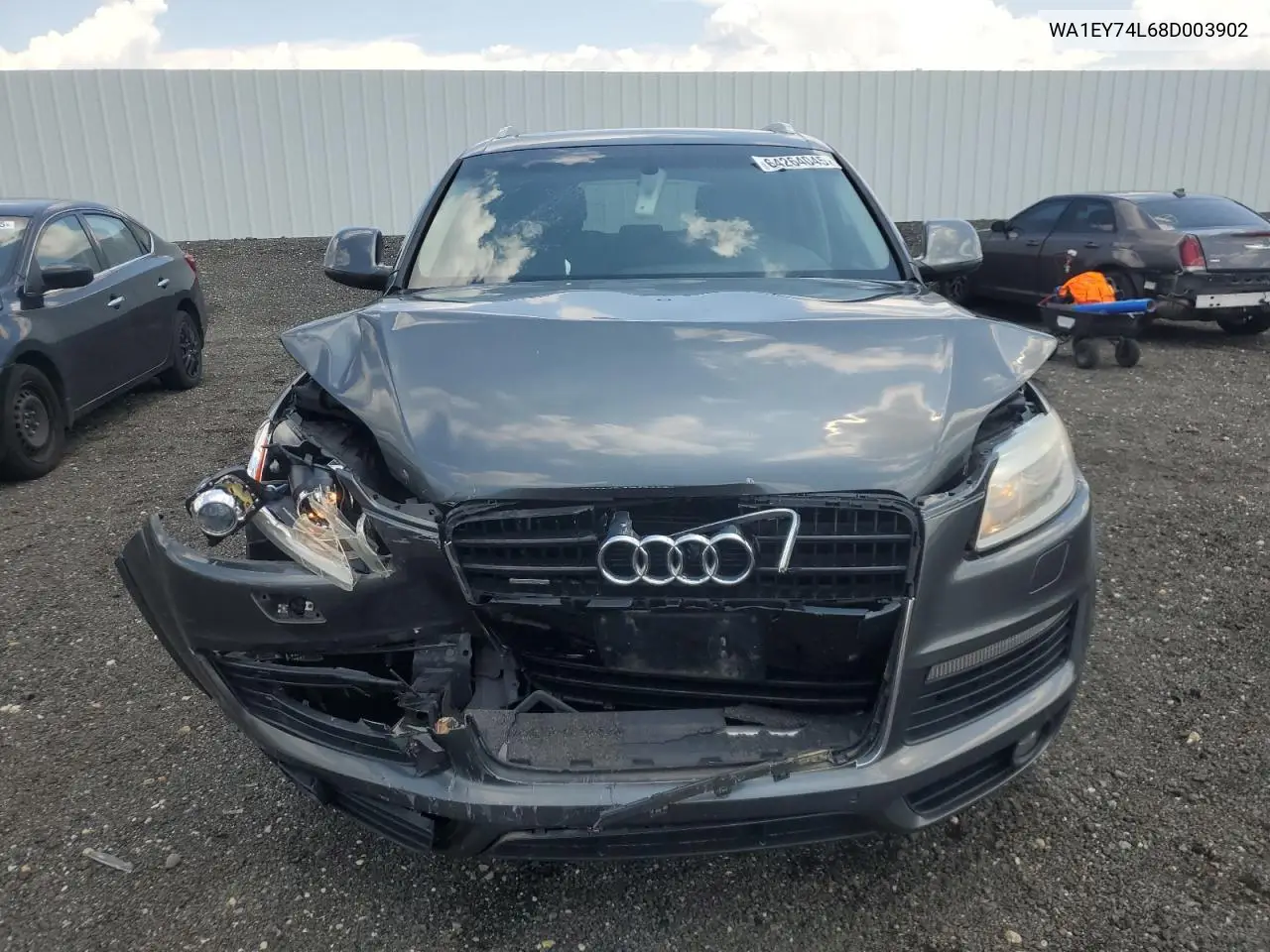 2008 Audi Q7 3.6 Quattro Premium S-Line VIN: WA1EY74L68D003902 Lot: 64264045