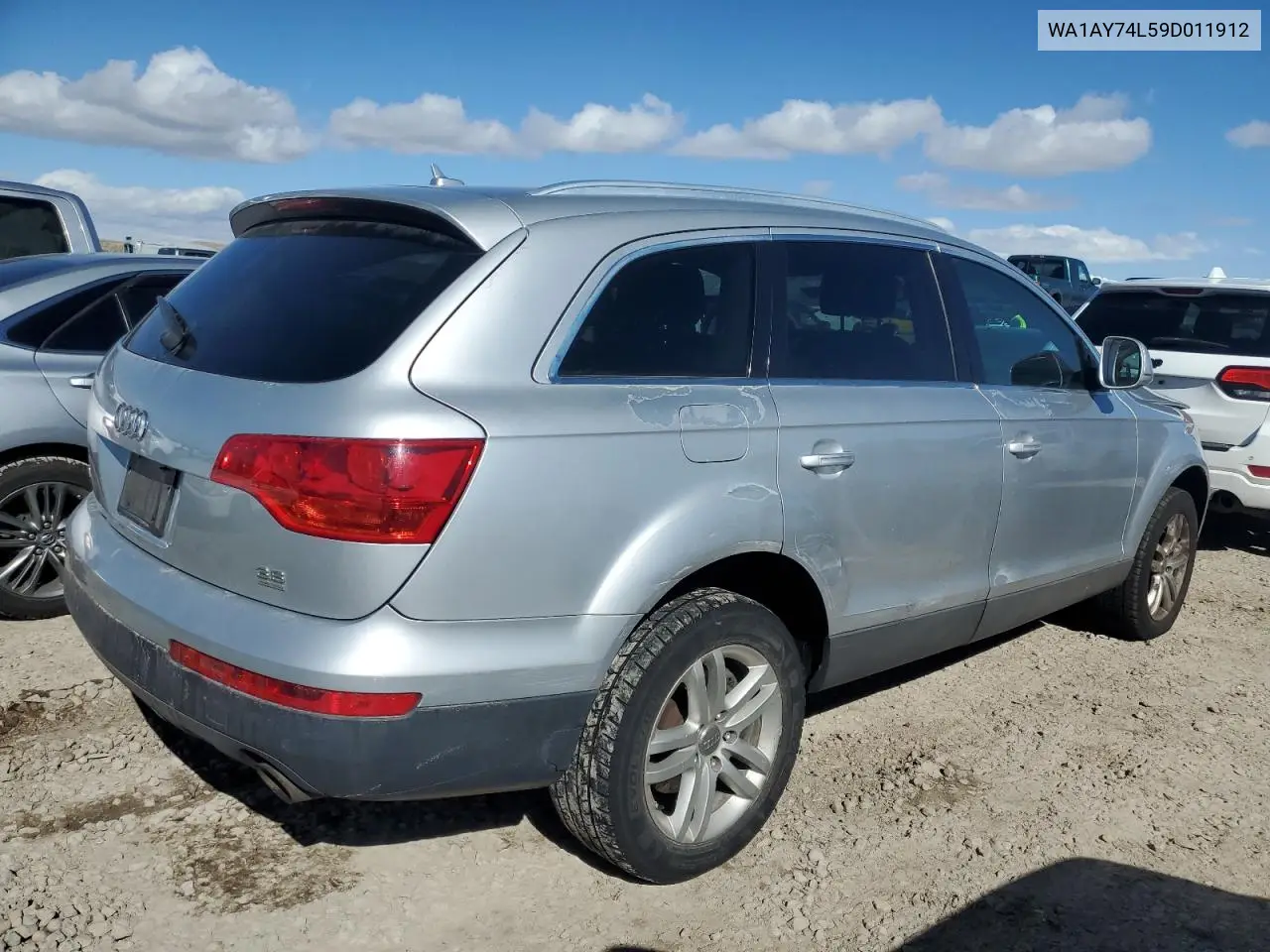 2009 Audi Q7 3.6 Quattro VIN: WA1AY74L59D011912 Lot: 46671635
