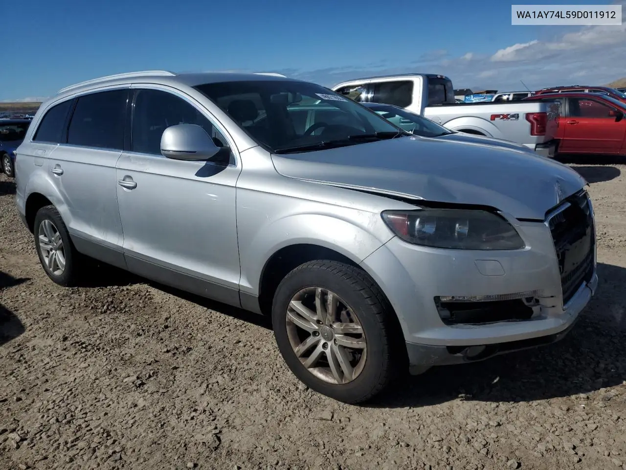 2009 Audi Q7 3.6 Quattro VIN: WA1AY74L59D011912 Lot: 46671635