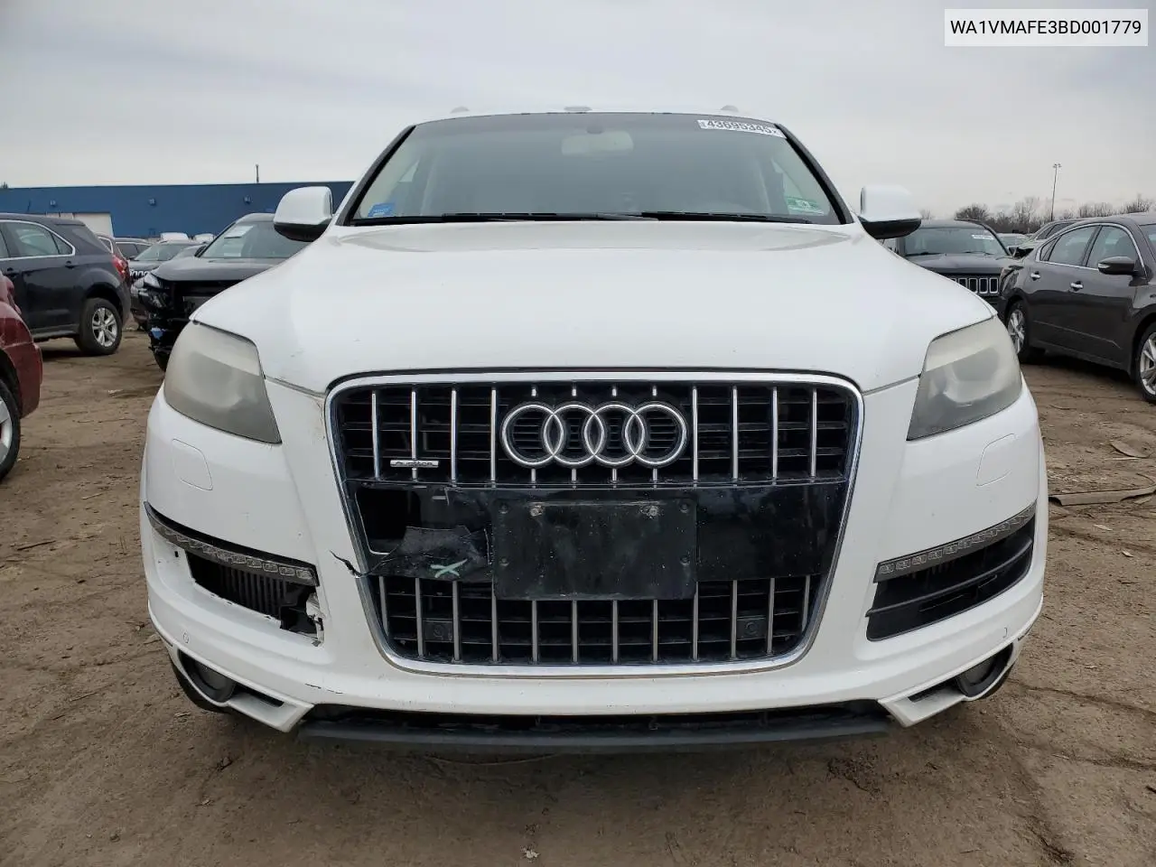 2011 Audi Q7 Prestige VIN: WA1VMAFE3BD001779 Lot: 43695345