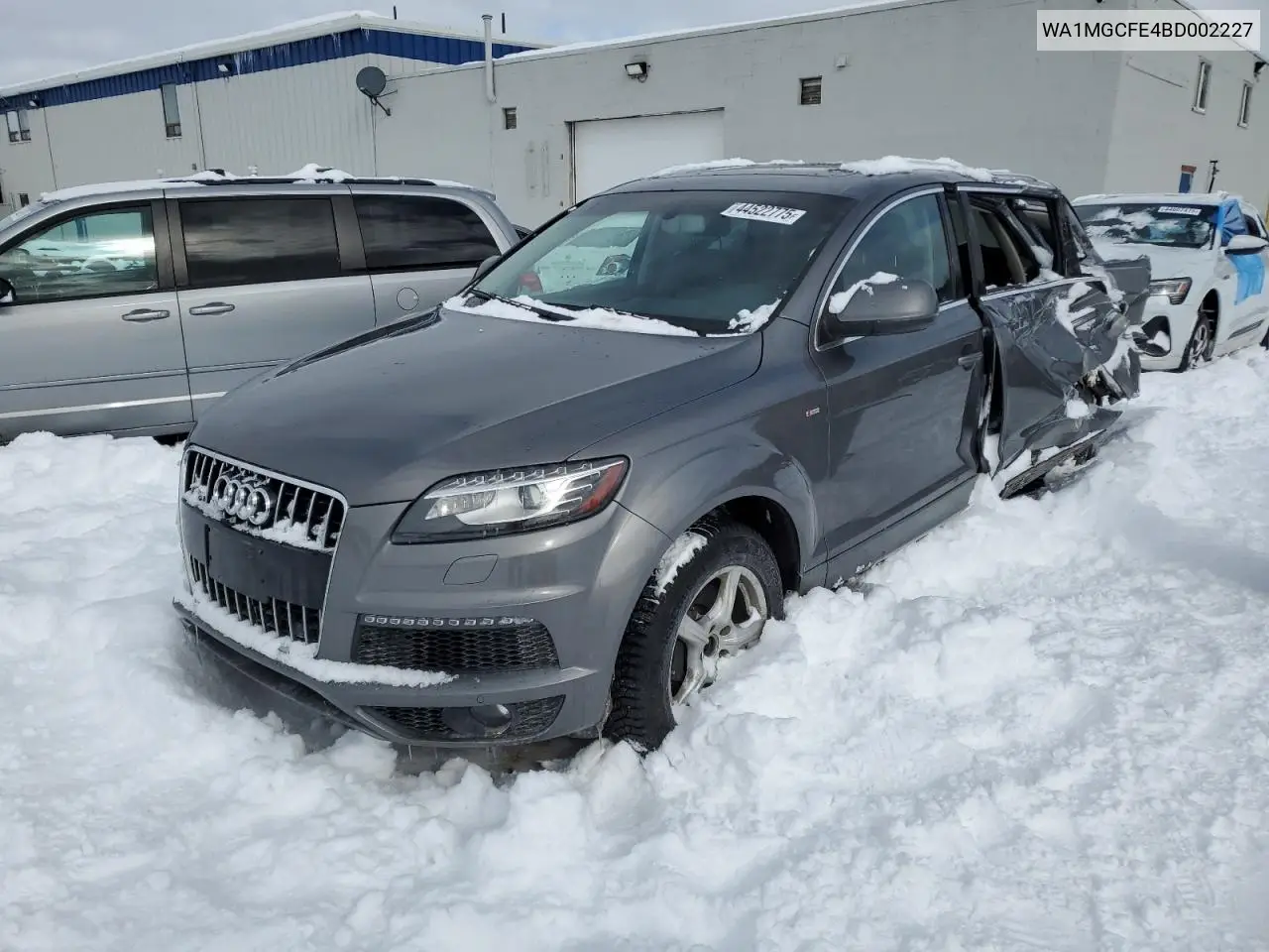 2011 Audi Q7 Premium Plus VIN: WA1MGCFE4BD002227 Lot: 44522775