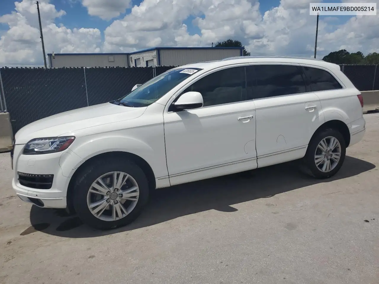 2011 Audi Q7 Premium Plus VIN: WA1LMAFE9BD005214 Lot: 62050635