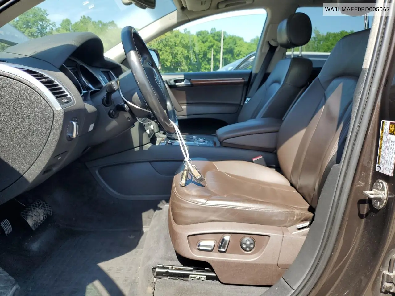 2011 Audi Q7 Premium Plus VIN: WA1LMAFE0BD005067 Lot: 62080395