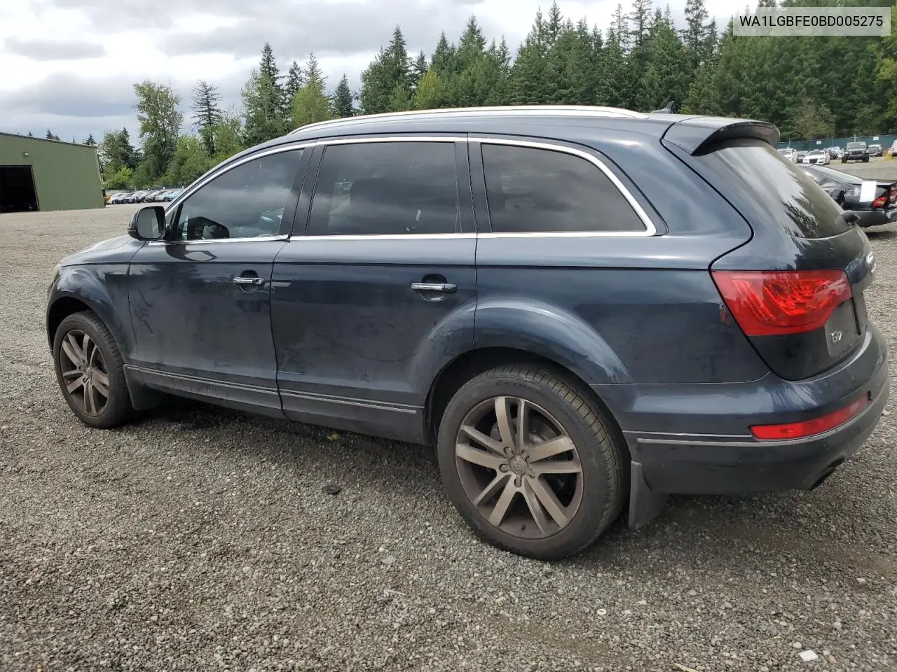 2011 Audi Q7 Premium Plus VIN: WA1LGBFE0BD005275 Lot: 62550865
