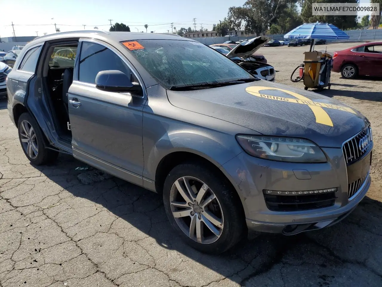 2012 Audi Q7 Premium Plus VIN: WA1LMAFE7CD009828 Lot: 56155035