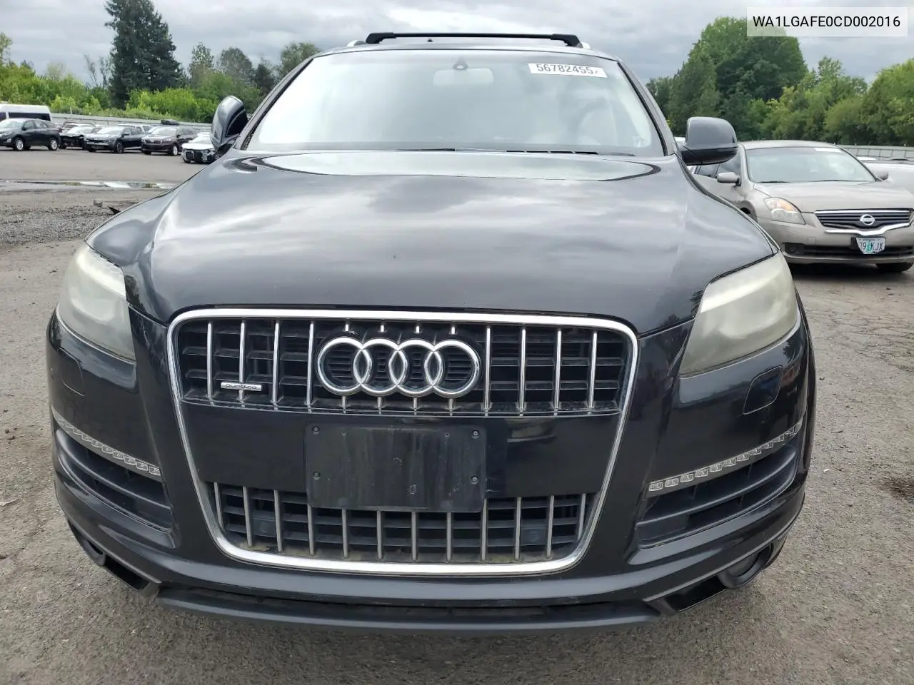 2012 Audi Q7 Premium Plus VIN: WA1LGAFE0CD002016 Lot: 56782455