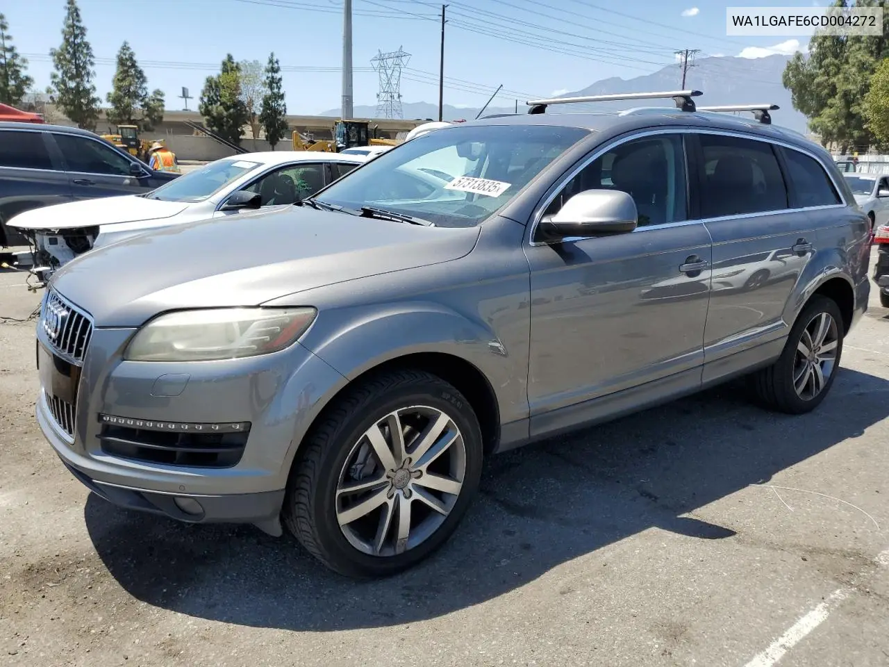 2012 Audi Q7 Premium Plus VIN: WA1LGAFE6CD004272 Lot: 57313835