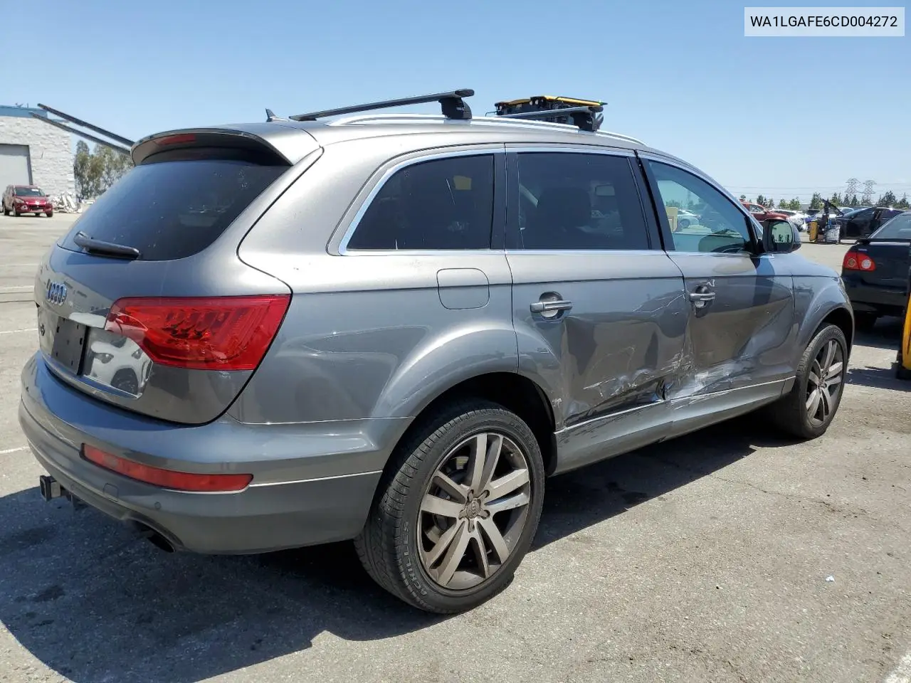 2012 Audi Q7 Premium Plus VIN: WA1LGAFE6CD004272 Lot: 57313835