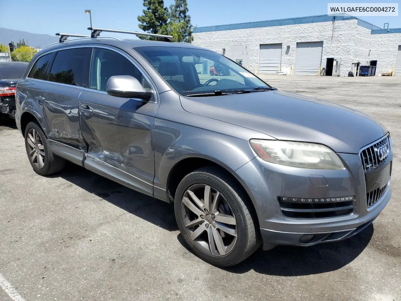 2012 Audi Q7 Premium Plus VIN: WA1LGAFE6CD004272 Lot: 57313835