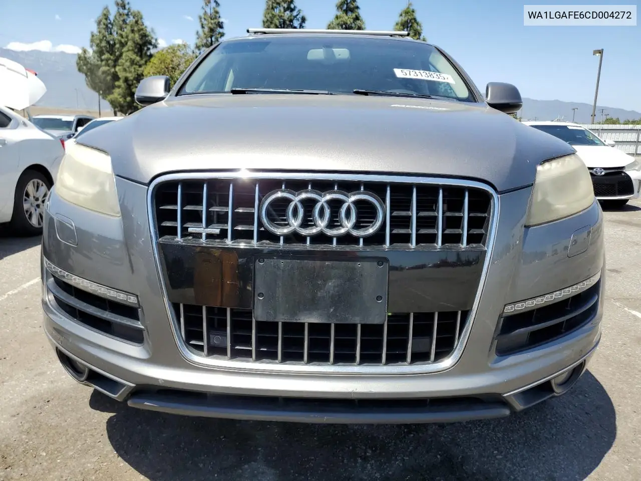 2012 Audi Q7 Premium Plus VIN: WA1LGAFE6CD004272 Lot: 57313835