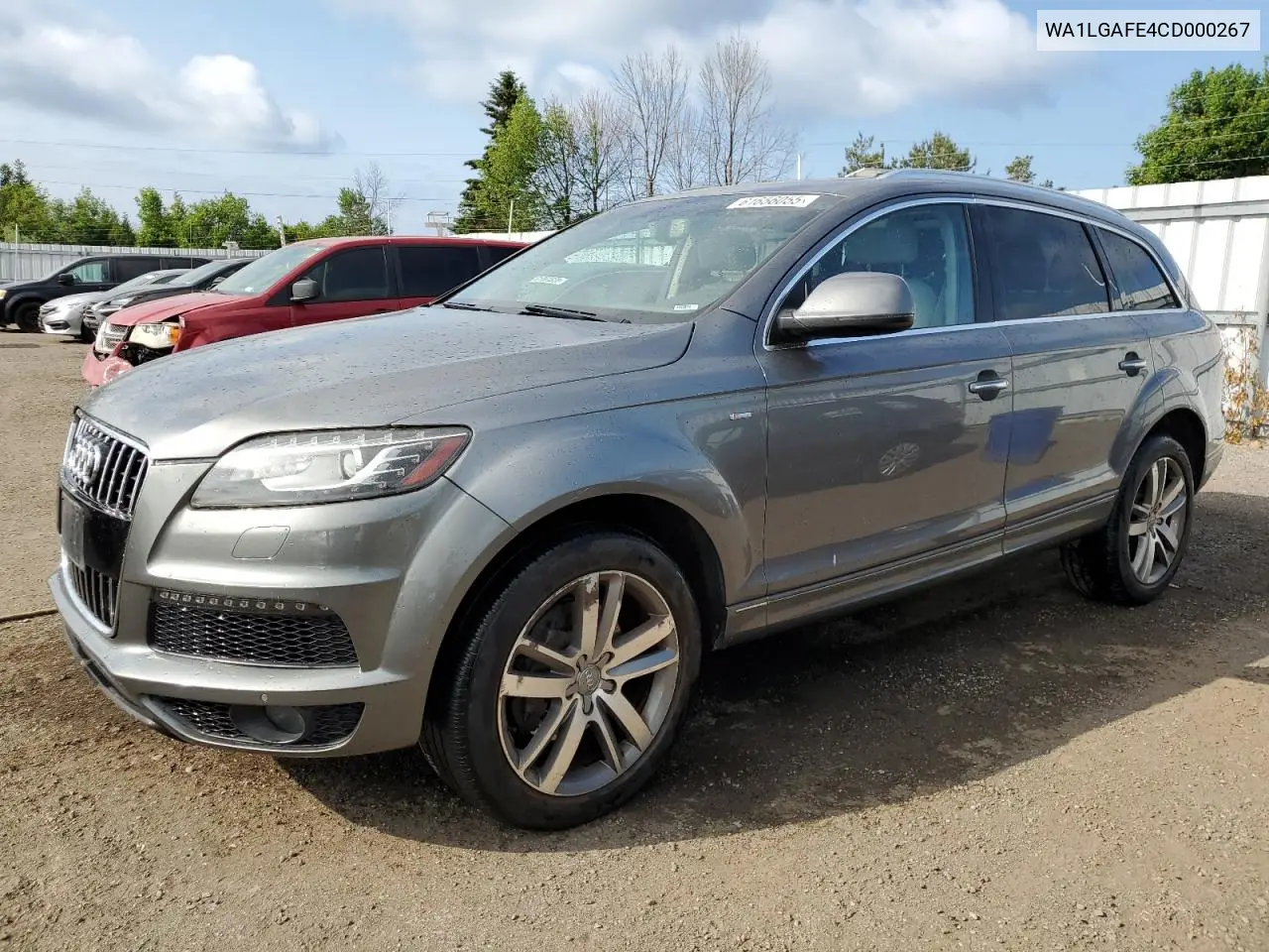 2012 Audi Q7 Premium Plus VIN: WA1LGAFE4CD000267 Lot: 61656055