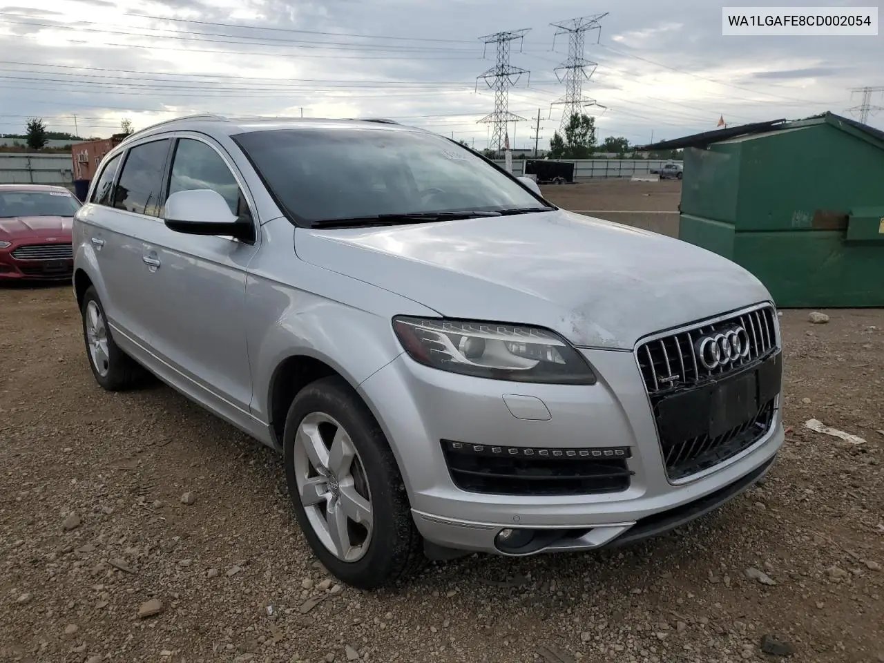 2012 Audi Q7 Premium Plus VIN: WA1LGAFE8CD002054 Lot: 61968375