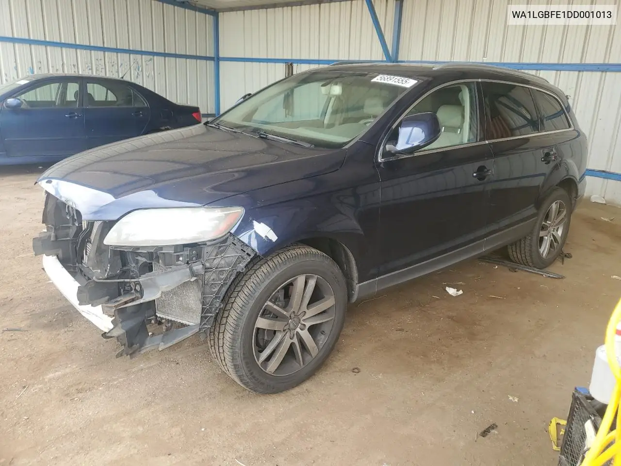 2013 Audi Q7 Premium Plus VIN: WA1LGBFE1DD001013 Lot: 56891555