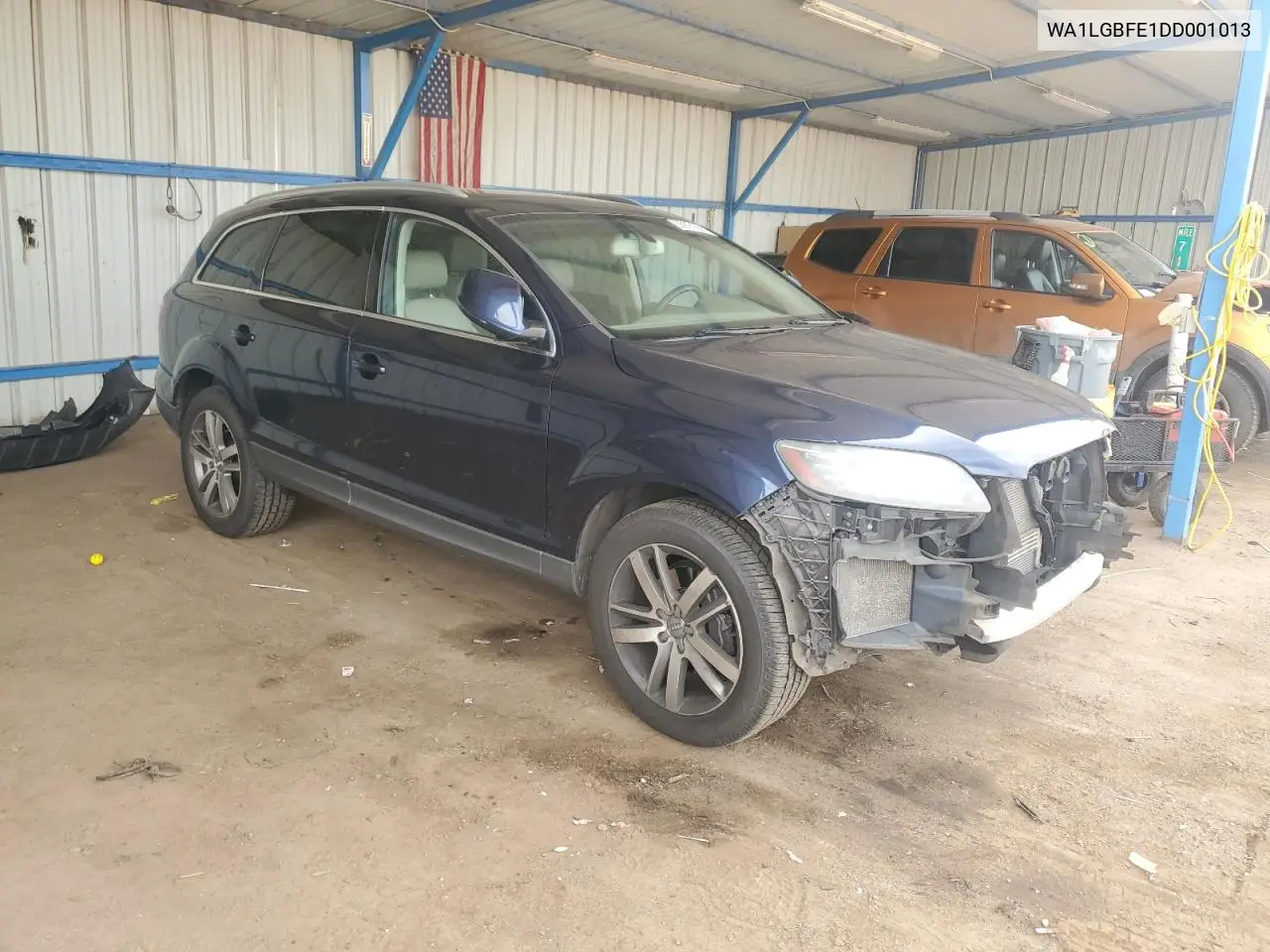 2013 Audi Q7 Premium Plus VIN: WA1LGBFE1DD001013 Lot: 56891555