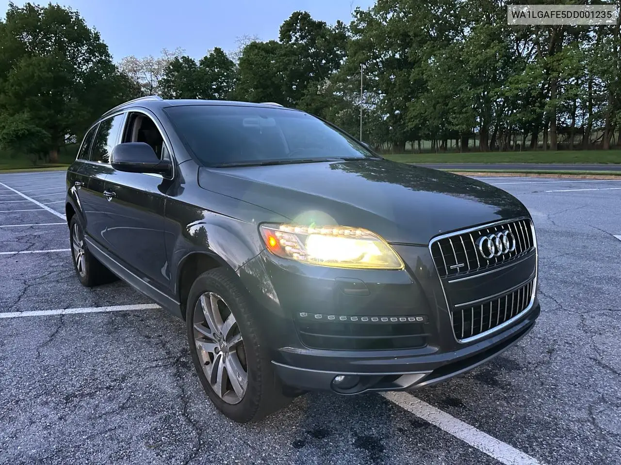 2013 Audi Q7 Premium Plus VIN: WA1LGAFE5DD001235 Lot: 56985295