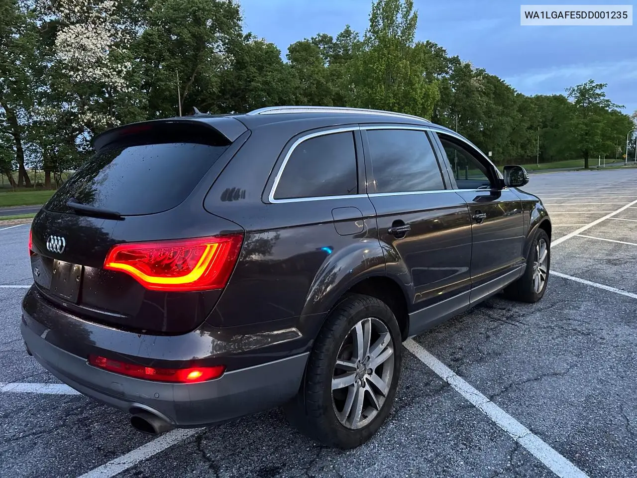 2013 Audi Q7 Premium Plus VIN: WA1LGAFE5DD001235 Lot: 56985295